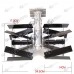 Adaptor sapa sau cultivator pentru motocoasa Model 5 - 26mm 9 Caneluri